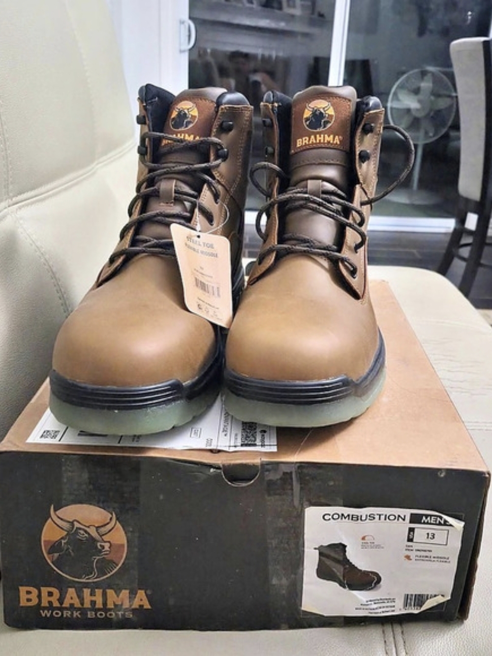 Brahma Combustion Men's Work Boots US 13 NWT